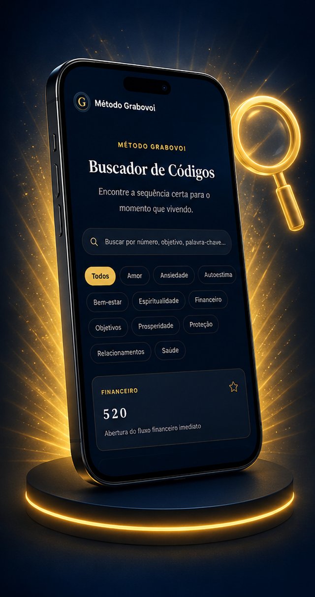 Aplicativo Buscador de Códigos Grabovoi
